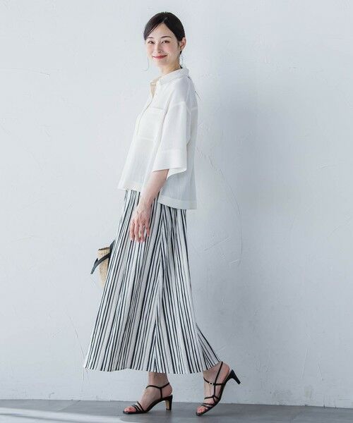 LAUTREAMONT / ロートレアモン シャツ・ブラウス | エアブリーズクロップドシャツ≪洗濯機で洗える≫ | 詳細3