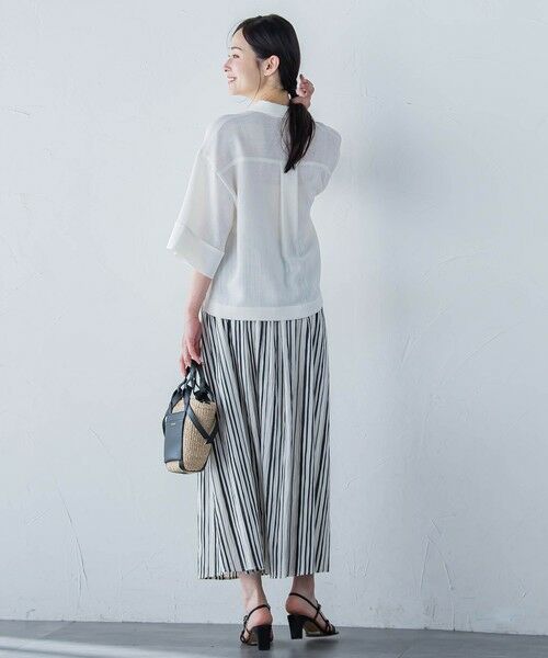 LAUTREAMONT / ロートレアモン シャツ・ブラウス | エアブリーズクロップドシャツ≪洗濯機で洗える≫ | 詳細4