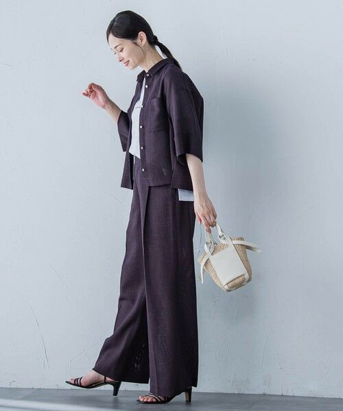 LAUTREAMONT / ロートレアモン シャツ・ブラウス | エアブリーズクロップドシャツ≪洗濯機で洗える≫ | 詳細8