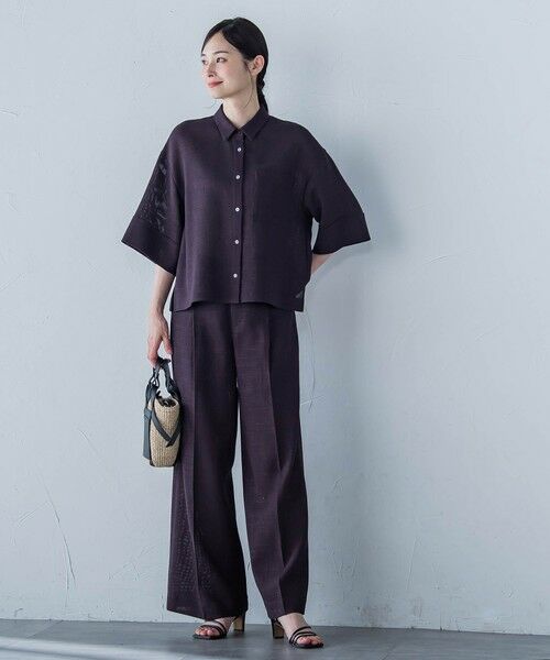 LAUTREAMONT / ロートレアモン シャツ・ブラウス | エアブリーズクロップドシャツ≪洗濯機で洗える≫ | 詳細10