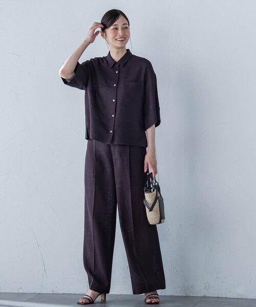 LAUTREAMONT / ロートレアモン シャツ・ブラウス | エアブリーズクロップドシャツ≪洗濯機で洗える≫ | 詳細11