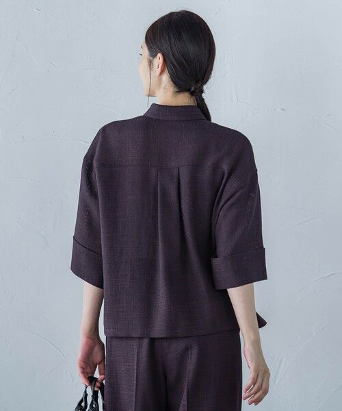 LAUTREAMONT / ロートレアモン シャツ・ブラウス | エアブリーズクロップドシャツ≪洗濯機で洗える≫ | 詳細5