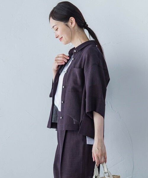 LAUTREAMONT / ロートレアモン シャツ・ブラウス | エアブリーズクロップドシャツ≪洗濯機で洗える≫ | 詳細6