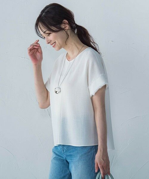 LAUTREAMONT / ロートレアモン シャツ・ブラウス | エアブリーズTブラウス≪手洗い可能≫ | 詳細1