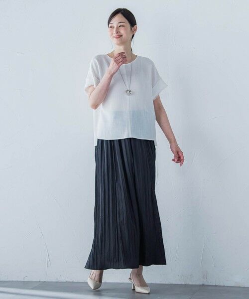 LAUTREAMONT / ロートレアモン シャツ・ブラウス | エアブリーズTブラウス≪手洗い可能≫ | 詳細3