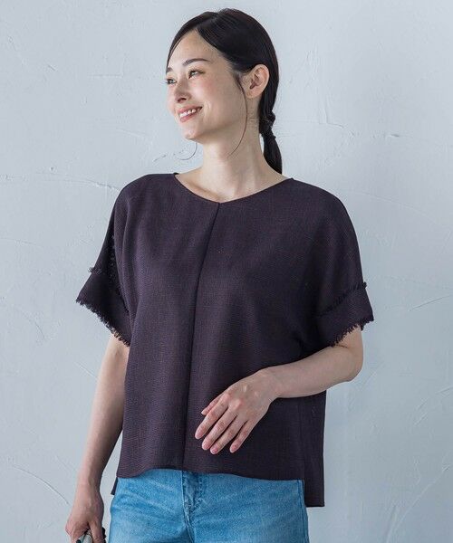 ロートレアモン　エアブリーズ　ブラウス　Tシャツ セール】 エアブリーズTブラウス≪手洗い可能≫ （シャツ