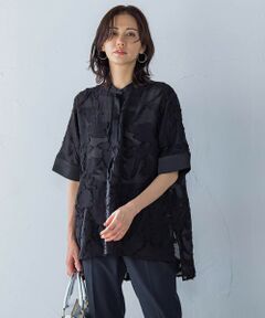 LAUTREAMONT / ロートレアモン シャツ・ブラウス | シアージャガードブラウス≪手洗い可能≫