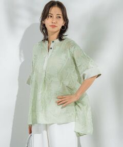 LAUTREAMONT / ロートレアモン シャツ・ブラウス | シアージャガードブラウス≪手洗い可能≫