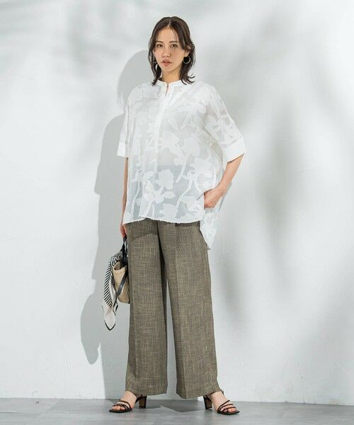 LAUTREAMONT / ロートレアモン シャツ・ブラウス | シアージャガードブラウス≪手洗い可能≫ | 詳細4