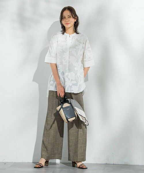 LAUTREAMONT / ロートレアモン シャツ・ブラウス | シアージャガードブラウス≪手洗い可能≫ | 詳細5