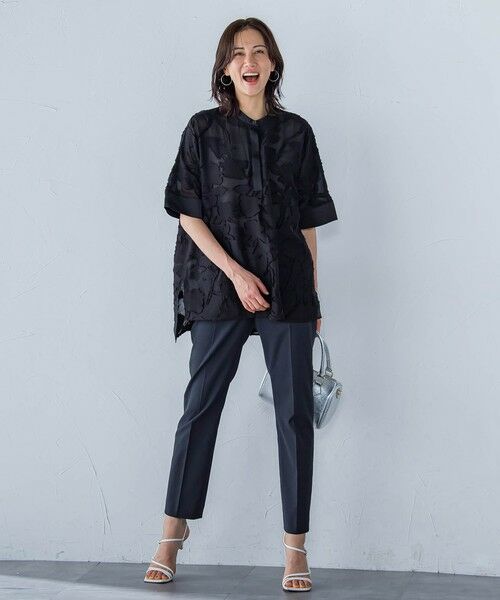 LAUTREAMONT / ロートレアモン シャツ・ブラウス | シアージャガードブラウス≪手洗い可能≫ | 詳細9