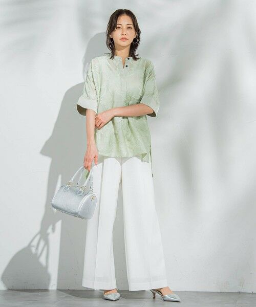 LAUTREAMONT / ロートレアモン シャツ・ブラウス | シアージャガードブラウス≪手洗い可能≫ | 詳細13