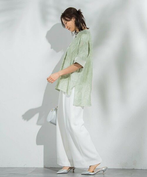 LAUTREAMONT / ロートレアモン シャツ・ブラウス | シアージャガードブラウス≪手洗い可能≫ | 詳細15