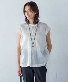 LAUTREAMONT / ロートレアモン シャツ・ブラウス | シアーリネンピンタックブラウス