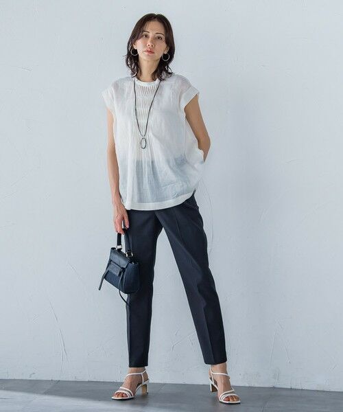 LAUTREAMONT / ロートレアモン シャツ・ブラウス | シアーリネンピンタックブラウス | 詳細2