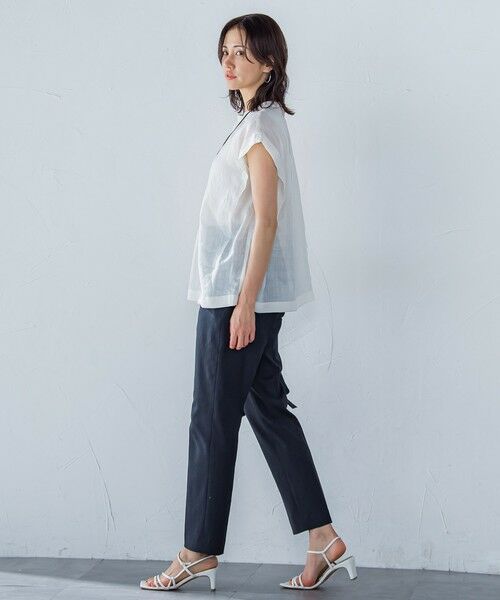 LAUTREAMONT / ロートレアモン シャツ・ブラウス | シアーリネンピンタックブラウス | 詳細4