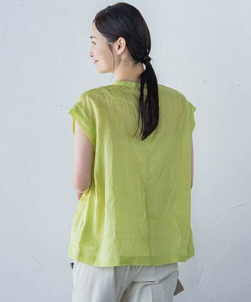 LAUTREAMONT / ロートレアモン シャツ・ブラウス | シアーリネンピンタックブラウス | 詳細7