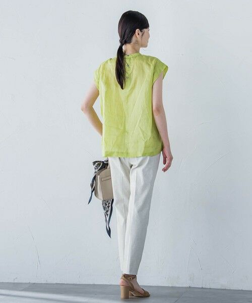 LAUTREAMONT / ロートレアモン シャツ・ブラウス | シアーリネンピンタックブラウス | 詳細10