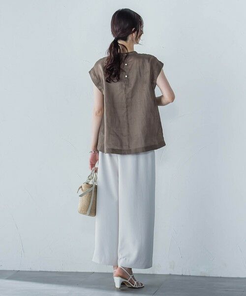 LAUTREAMONT / ロートレアモン シャツ・ブラウス | シアーリネンピンタックブラウス | 詳細16