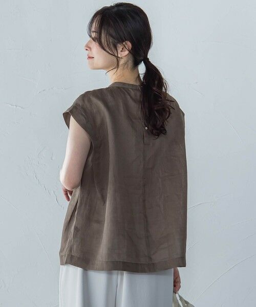 LAUTREAMONT / ロートレアモン シャツ・ブラウス | シアーリネンピンタックブラウス | 詳細12