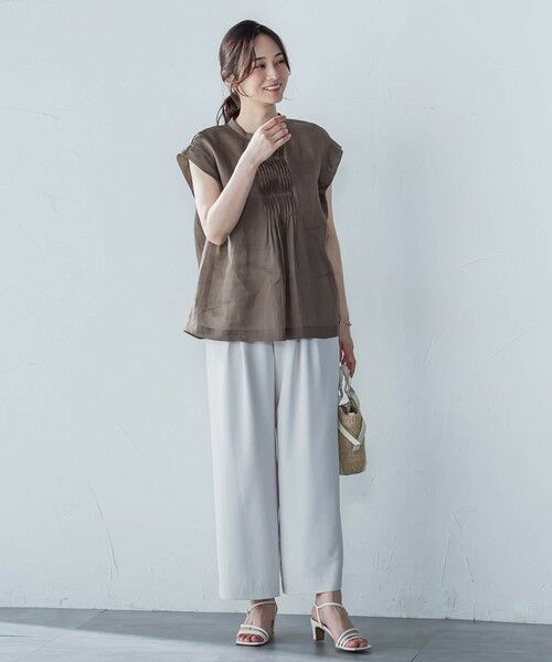 LAUTREAMONT / ロートレアモン シャツ・ブラウス | シアーリネンピンタックブラウス | 詳細13