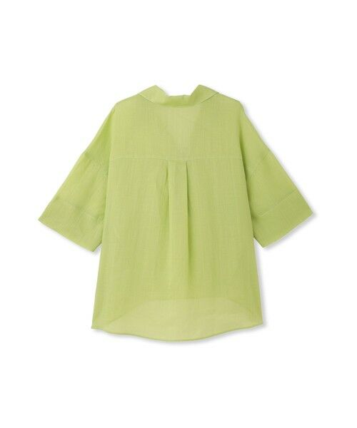 LAUTREAMONT / ロートレアモン シャツ・ブラウス | シアーリネンVネックブラウス≪手洗い可能≫ | 詳細12