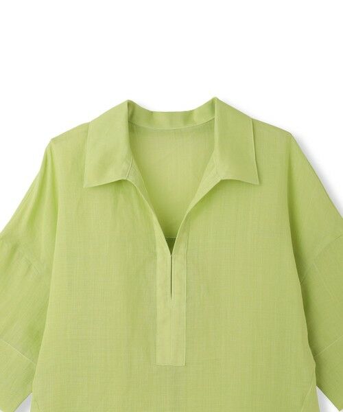 LAUTREAMONT / ロートレアモン シャツ・ブラウス | シアーリネンVネックブラウス≪手洗い可能≫ | 詳細13