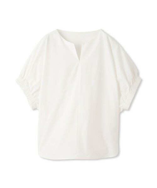 LAUTREAMONT / ロートレアモン シャツ・ブラウス | 【晴れ軽】撥水UVキーネックブラウス≪UV/接触冷感/撥水性/洗濯機で洗える≫ | 詳細5