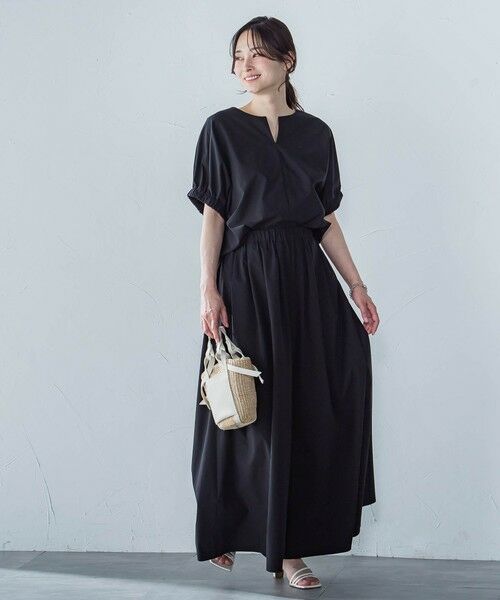 LAUTREAMONT / ロートレアモン シャツ・ブラウス | 【晴れ軽】撥水UVキーネックブラウス≪UV/接触冷感/撥水性/洗濯機で洗える≫ | 詳細7