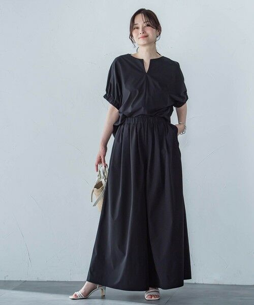 LAUTREAMONT / ロートレアモン シャツ・ブラウス | 【晴れ軽】撥水UVキーネックブラウス≪UV/接触冷感/撥水性/洗濯機で洗える≫ | 詳細8