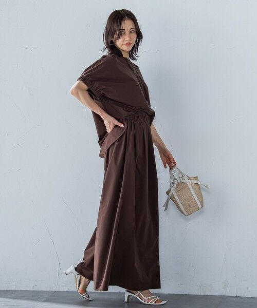 LAUTREAMONT / ロートレアモン シャツ・ブラウス | 【晴れ軽】撥水UVキーネックブラウス≪UV/接触冷感/撥水性/洗濯機で洗える≫ | 詳細19