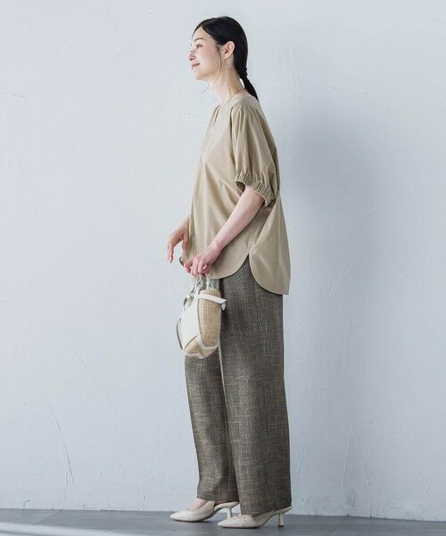 LAUTREAMONT / ロートレアモン シャツ・ブラウス | 【晴れ軽】撥水UVキーネックブラウス≪UV/接触冷感/撥水性/洗濯機で洗える≫ | 詳細25