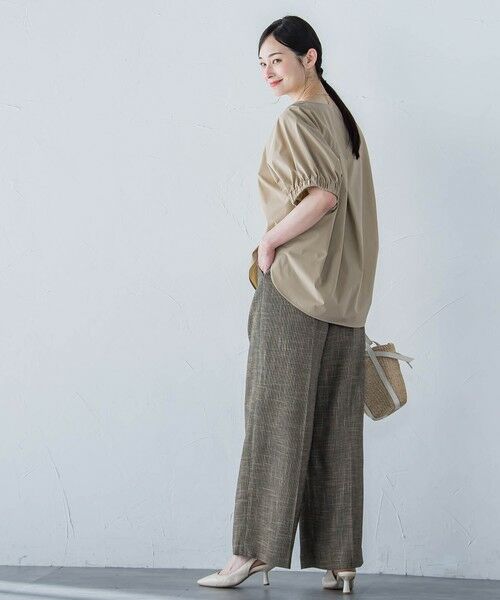 LAUTREAMONT / ロートレアモン シャツ・ブラウス | 【晴れ軽】撥水UVキーネックブラウス≪UV/接触冷感/撥水性/洗濯機で洗える≫ | 詳細26