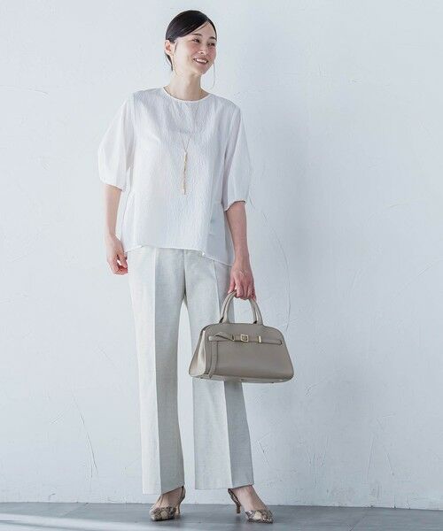 LAUTREAMONT / ロートレアモン シャツ・ブラウス | サッカーペプラムブラウス≪手洗い可能≫ | 詳細3