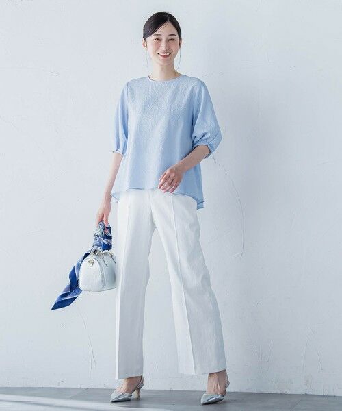 LAUTREAMONT / ロートレアモン シャツ・ブラウス | サッカーペプラムブラウス≪手洗い可能≫ | 詳細10