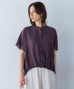 LAUTREAMONT / ロートレアモン シャツ・ブラウス | シアードロストフレンチスリーブシャツ≪洗濯機で洗える≫