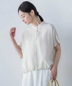 LAUTREAMONT / ロートレアモン シャツ・ブラウス | シアードロストフレンチスリーブシャツ≪洗濯機で洗える≫