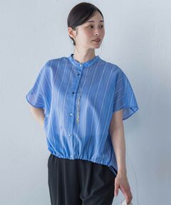 LAUTREAMONT / ロートレアモン シャツ・ブラウス | シアードロストフレンチスリーブシャツ≪洗濯機で洗える≫