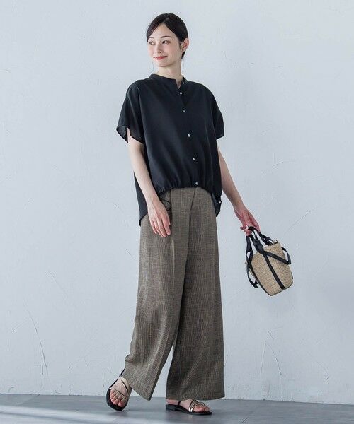 LAUTREAMONT / ロートレアモン シャツ・ブラウス | シアードロストフレンチスリーブシャツ≪洗濯機で洗える≫ | 詳細3