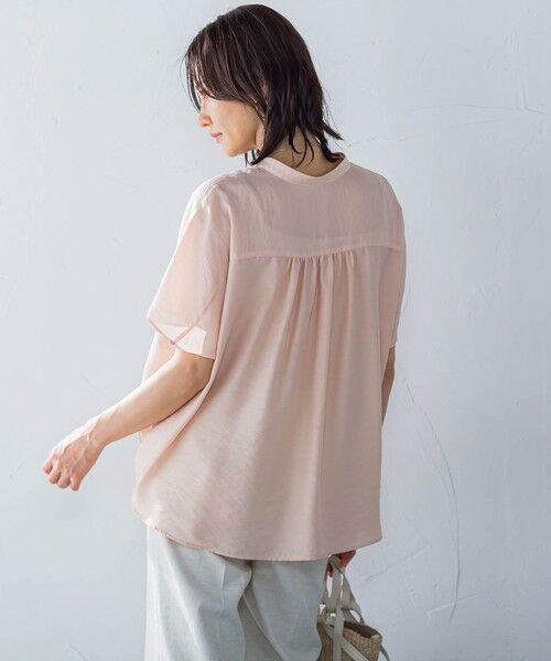 LAUTREAMONT / ロートレアモン シャツ・ブラウス | シアードロストフレンチスリーブシャツ≪洗濯機で洗える≫ | 詳細6