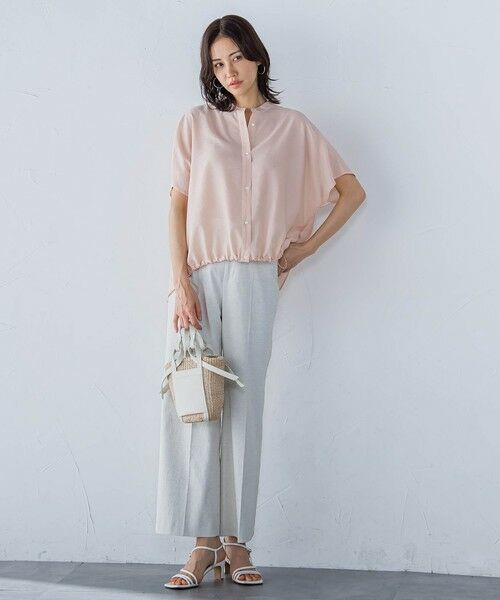 LAUTREAMONT / ロートレアモン シャツ・ブラウス | シアードロストフレンチスリーブシャツ≪洗濯機で洗える≫ | 詳細7