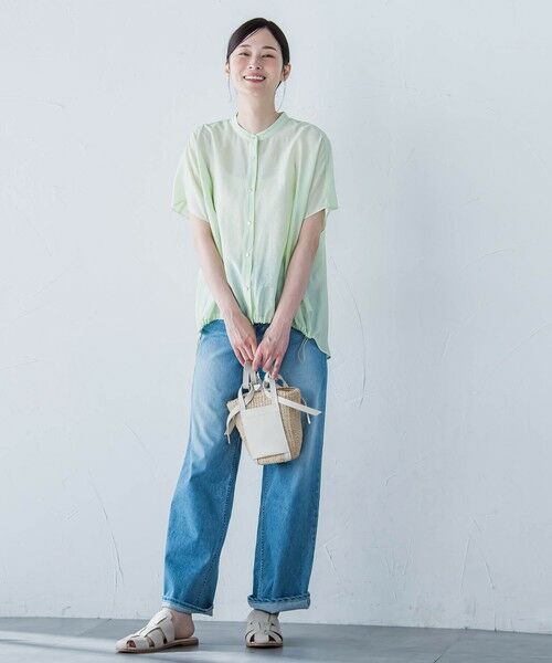 LAUTREAMONT / ロートレアモン シャツ・ブラウス | シアードロストフレンチスリーブシャツ≪洗濯機で洗える≫ | 詳細12