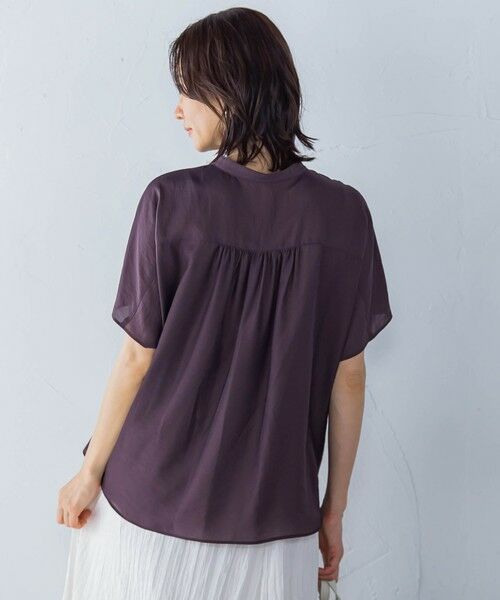 LAUTREAMONT / ロートレアモン シャツ・ブラウス | シアードロストフレンチスリーブシャツ≪洗濯機で洗える≫ | 詳細16