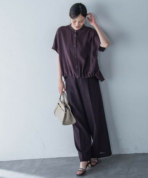 LAUTREAMONT / ロートレアモン シャツ・ブラウス | シアードロストフレンチスリーブシャツ≪洗濯機で洗える≫ | 詳細21