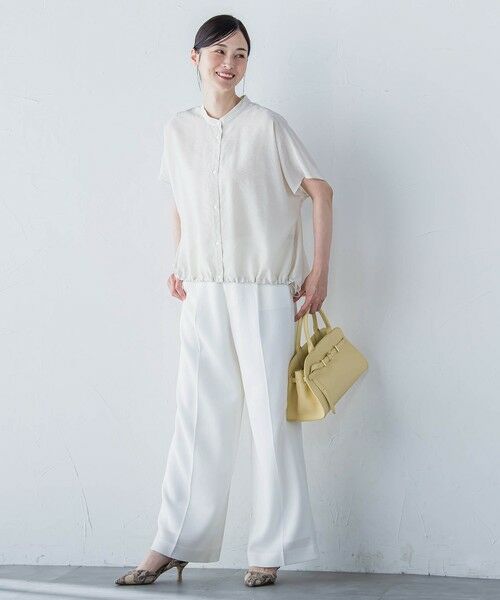 LAUTREAMONT / ロートレアモン シャツ・ブラウス | シアードロストフレンチスリーブシャツ≪洗濯機で洗える≫ | 詳細23