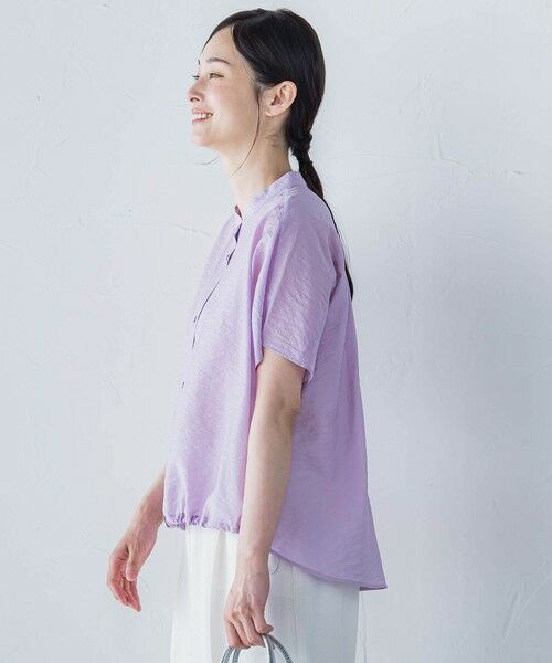 LAUTREAMONT / ロートレアモン シャツ・ブラウス | シアードロストフレンチスリーブシャツ≪洗濯機で洗える≫ | 詳細26