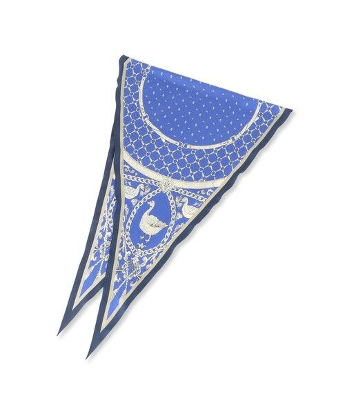 LAUTREAMONT / ロートレアモン マフラー・ショール・スヌード・ストール | アヒル柄ひし形スカーフ | 詳細1