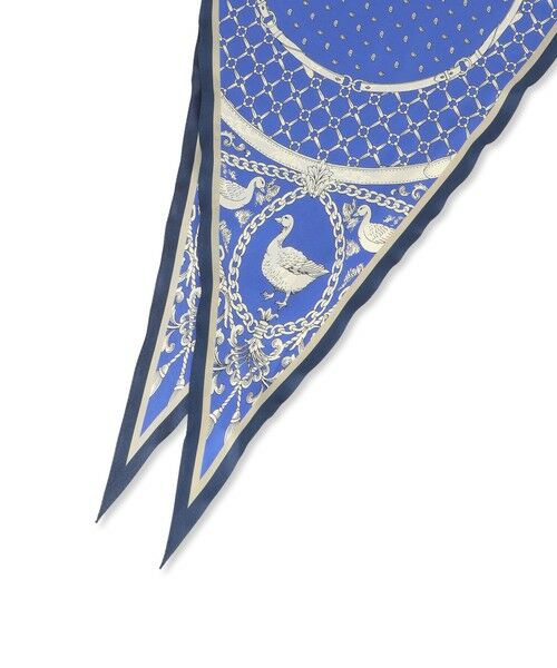 LAUTREAMONT / ロートレアモン マフラー・ショール・スヌード・ストール | アヒル柄ひし形スカーフ | 詳細2