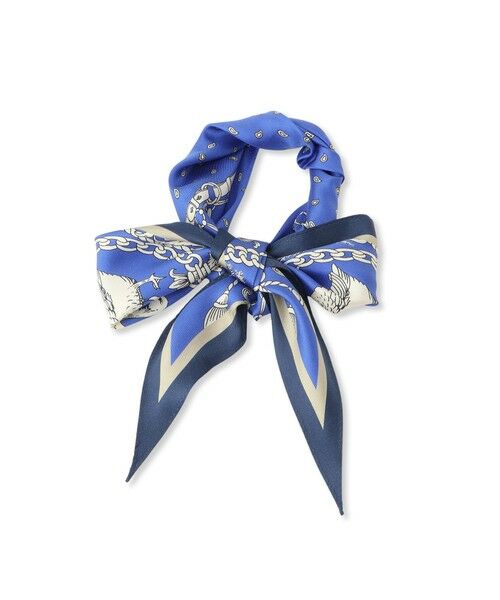 LAUTREAMONT / ロートレアモン マフラー・ショール・スヌード・ストール | アヒル柄ひし形スカーフ | 詳細3