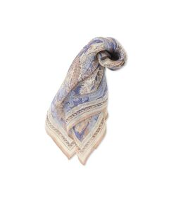 LAUTREAMONT / ロートレアモン マフラー・ショール・スヌード・ストール | ペイズリーシルクゴーススカーフ